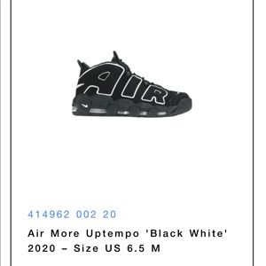 NIKE AIR MORE UPTEMPO 8 WOMENS / 6.5 MENS